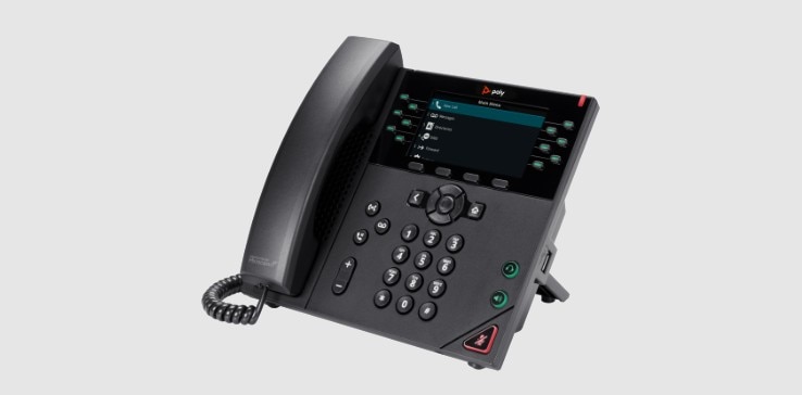 Poly VVX 450 office phone Poly VVX 450 office phone