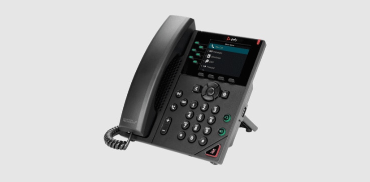 Poly VVX 350 desk phone with handset Poly VVX 350 desk phone with handset