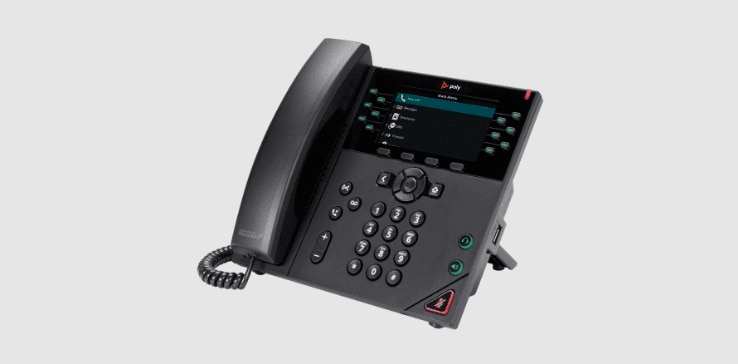 Poly VVX 450 desk phone with handset Poly VVX 450 desk phone with handset
