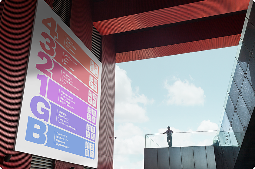 HP Pagewide XL printed communication board