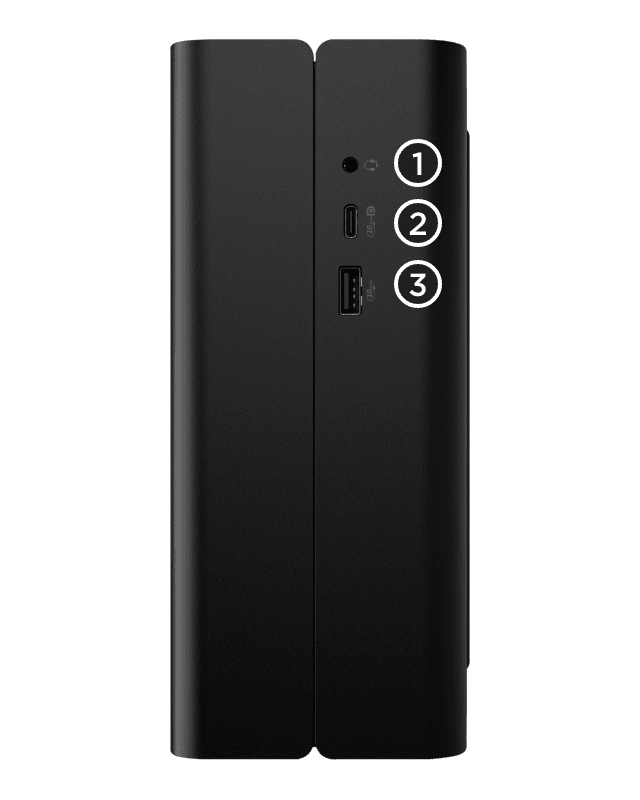 Z2 Mini G1a side view showing available ports